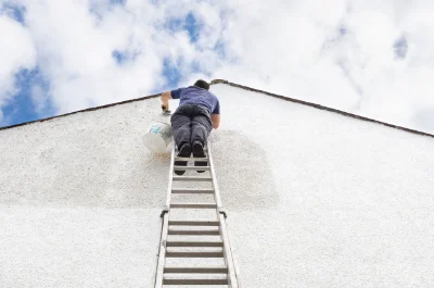 Peinture extérieure à Lanmeur — façades et ravalement